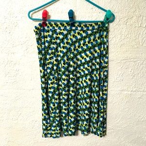 ❤️ Multi Color Cool Tone Skirt